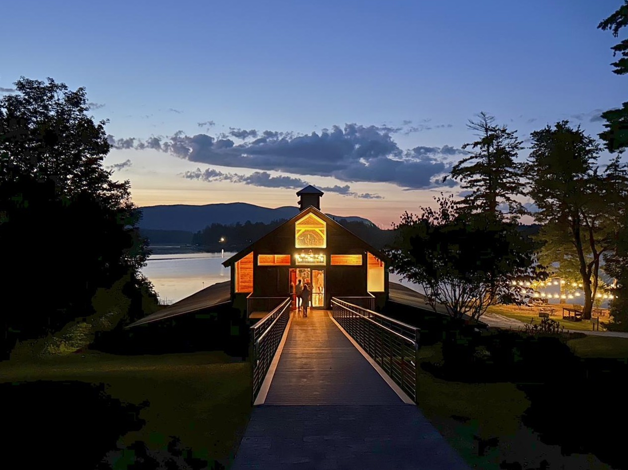 The boathouse opens