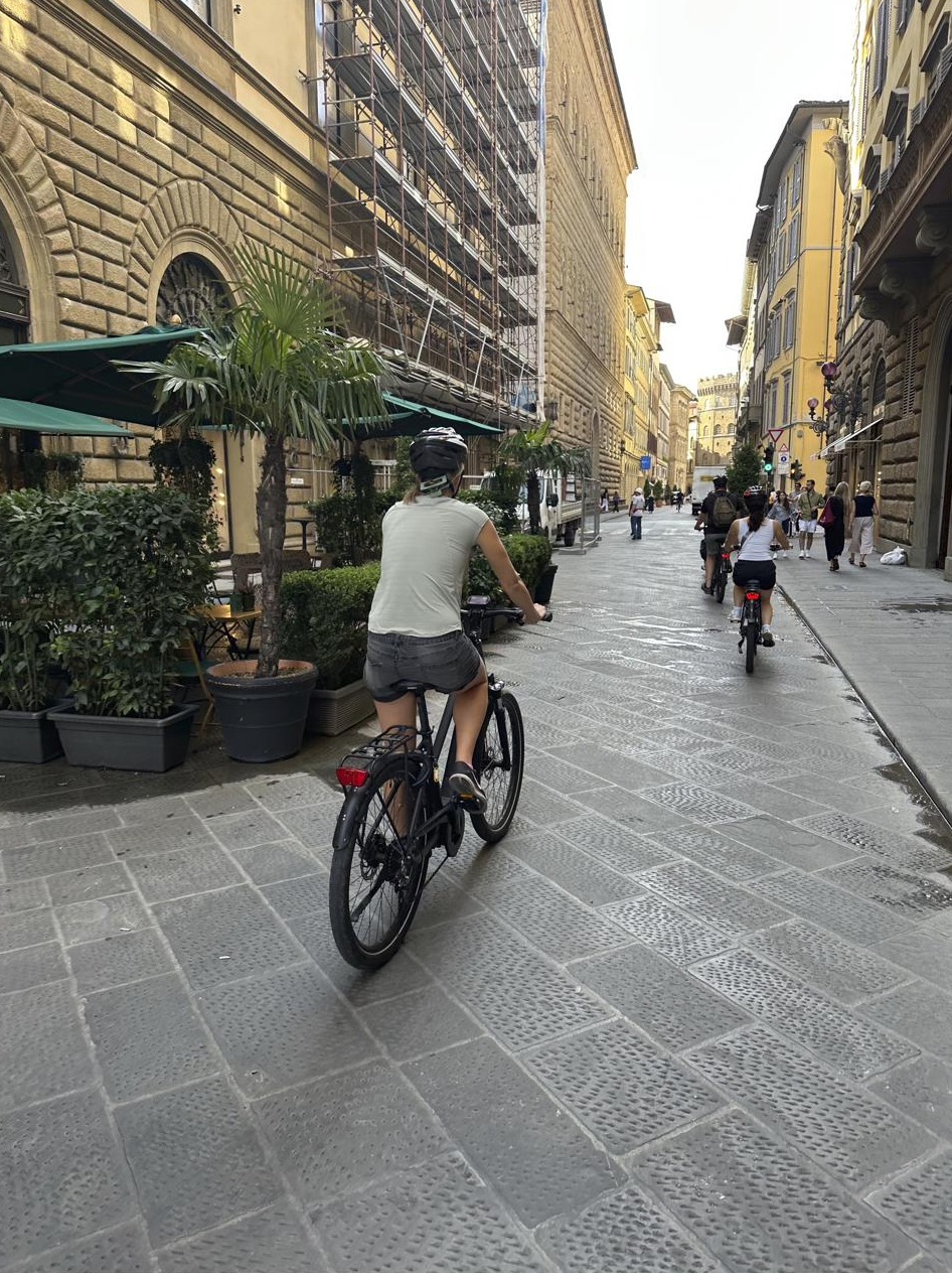 E-bike in the hills