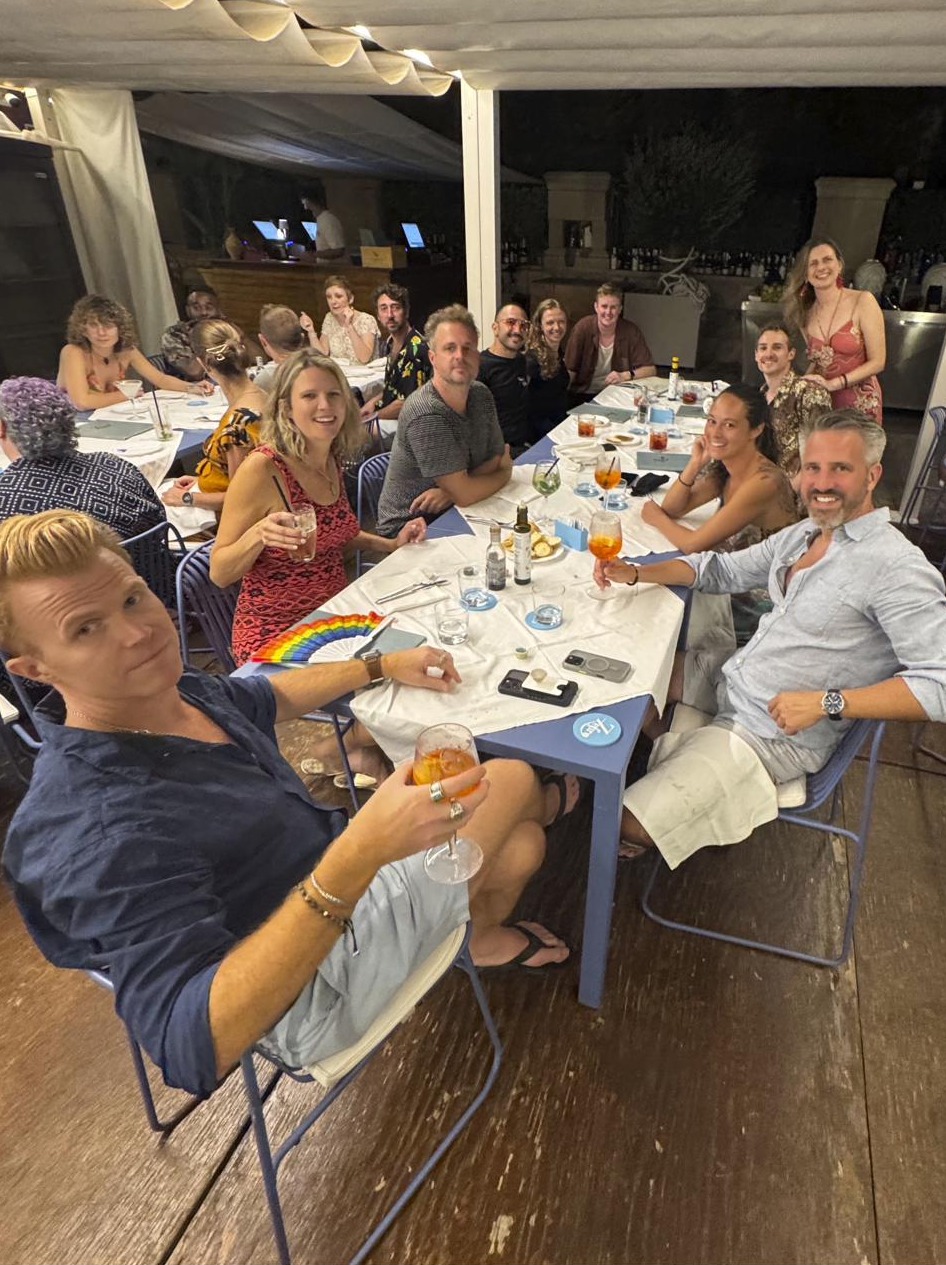 Dinner at Zefiro Solarium
