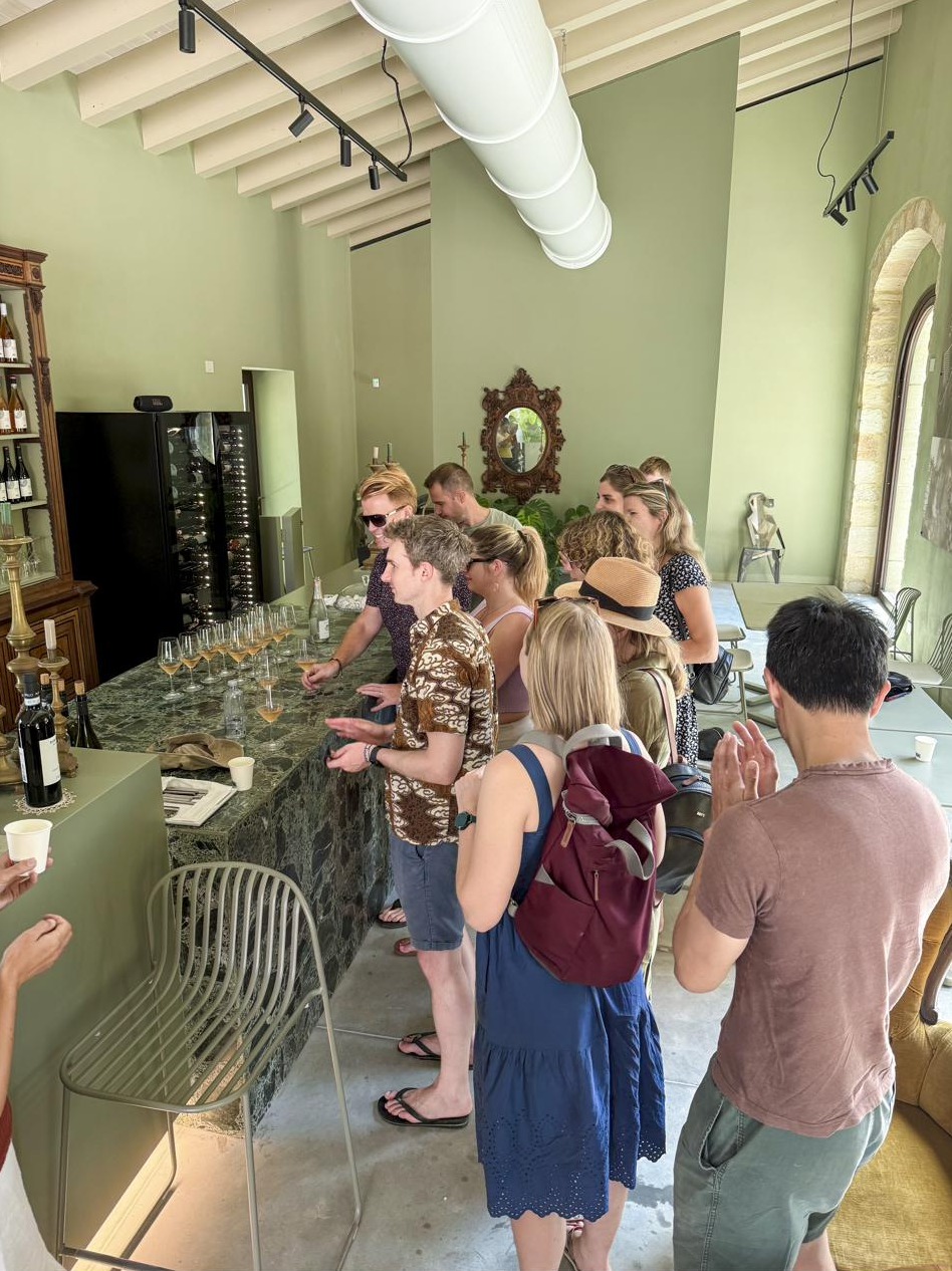 At the tasting