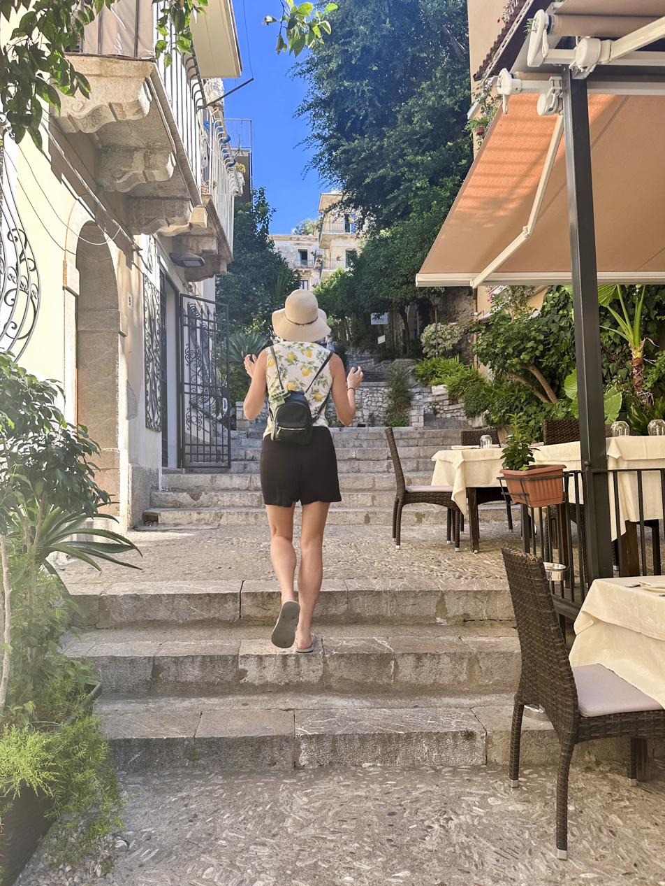 In the town