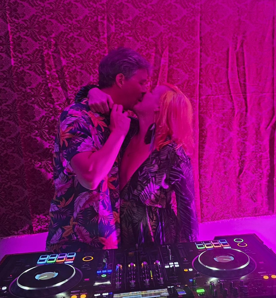 DJs playing the wedding song